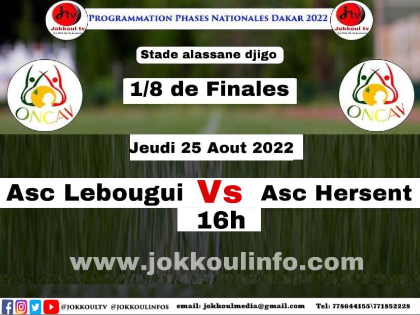Phases nationales Dakar 2022, Lebougui vs Hersent