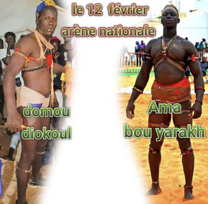 Lutte avec frappe: Domu Diokoul vs Ama bou Yarakh le 12 Février à l’arène nationale