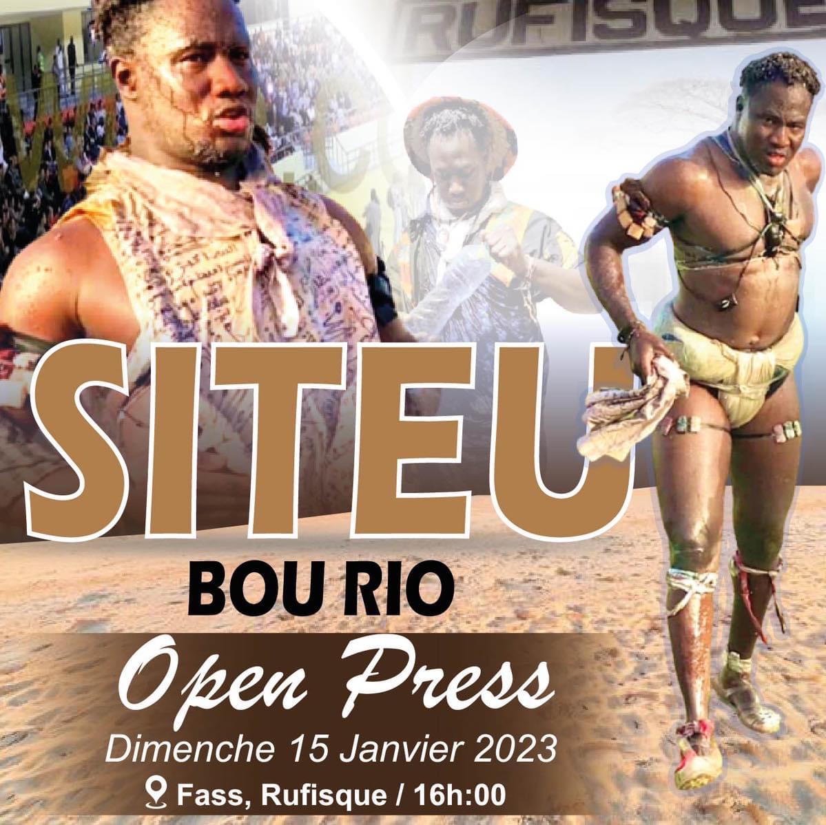Open presse de Siteu bou Rio a Fass Rufisque, dimanche 15 janvier