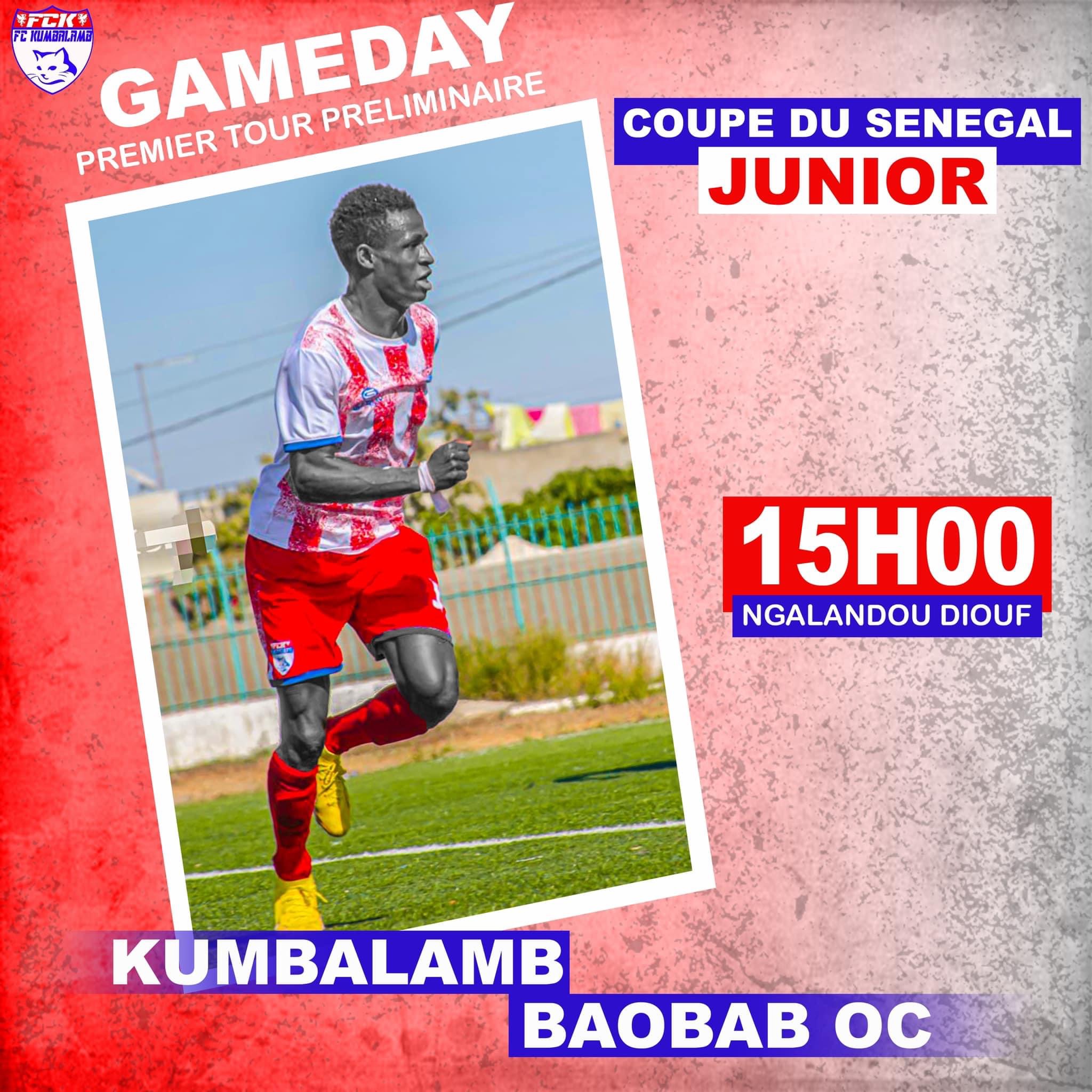 #GameDay: Coupe Du Sénégal Junior!!  #FCKL