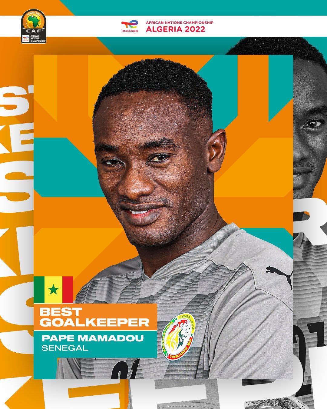 Papa Mamadou SY élu meilleur gardien du tournoi