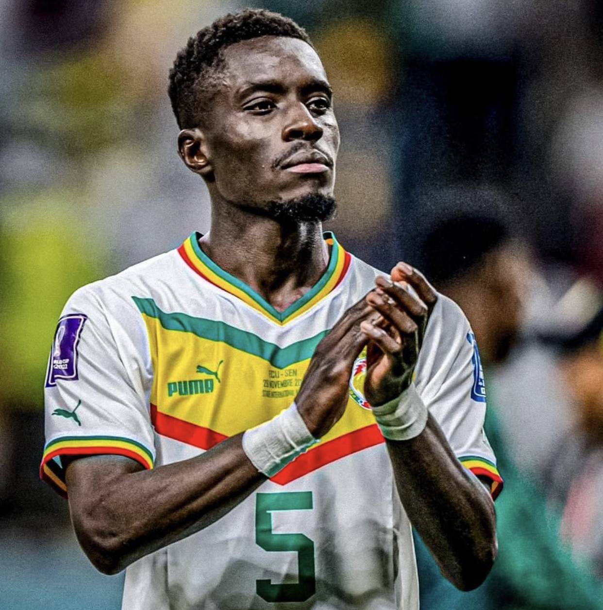 🎖️ℝ𝕖𝕔𝕠𝕣𝕕 : Idrissa Gana Gueye devient le joueur le plus capé de l’histoire du Sénégal avec 100 sélections !   #senegal