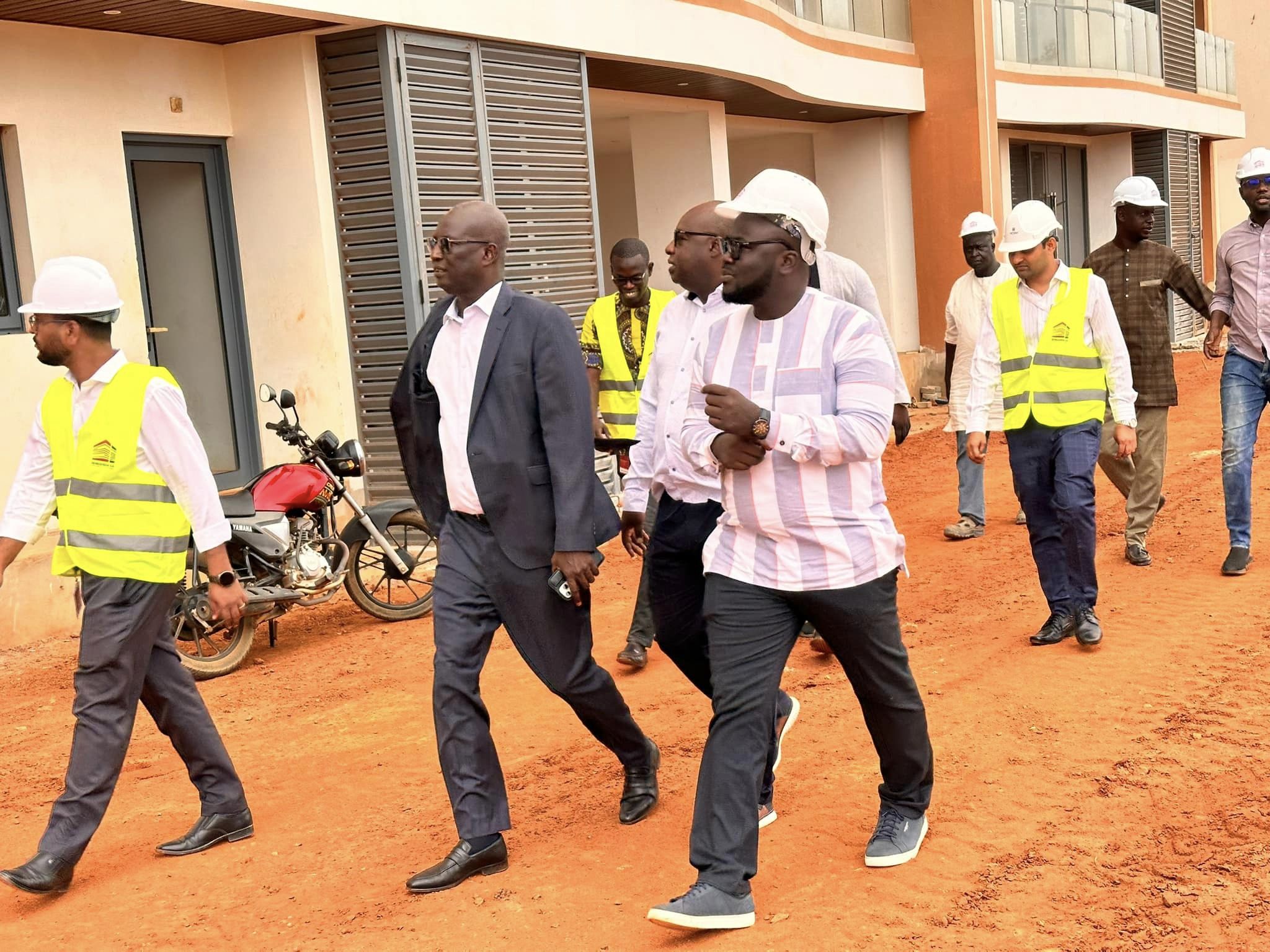 Le Délégué  général Bara Diouf a exprimé son satisfecit par rapport aux chantiers visités